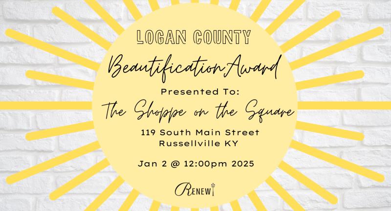 Beautification Award for The Shoppe on the Square