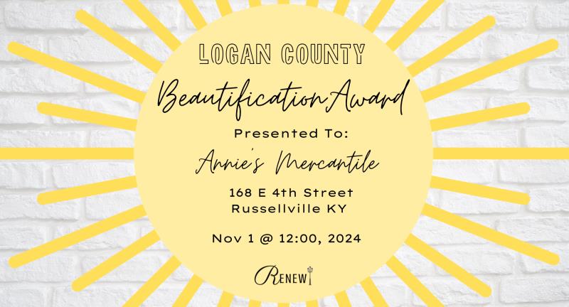 Beautification Award for Annie's Mercantile